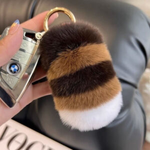 Car Key Ring Pendant Plush Doll