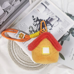 Ten Qintian Creative Land Temple Plush Puppet And Doll Keychain