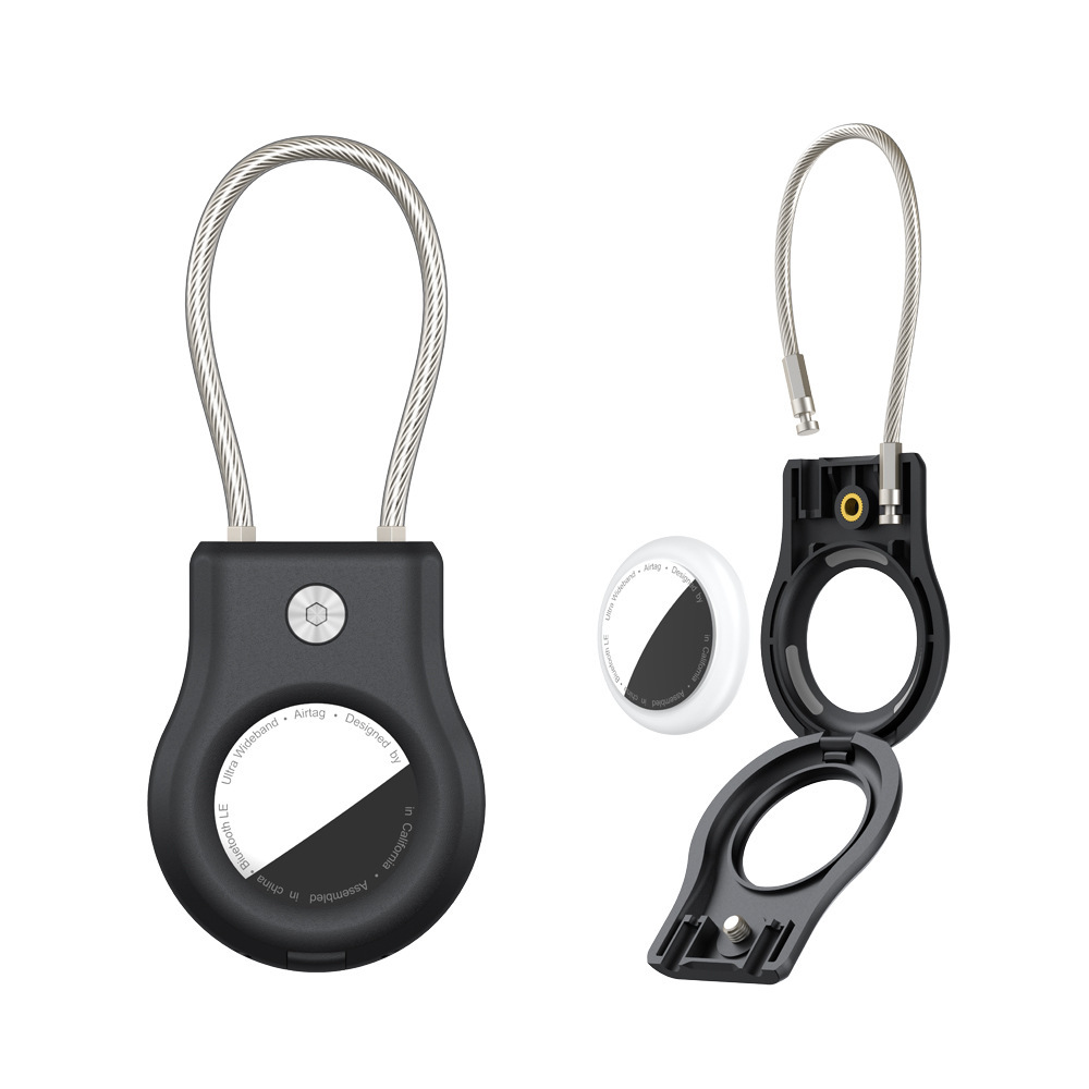 Airtag Anti-lost Wire Rope Anti-piracy Metal Keychains Pendant