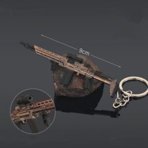 Mini MK14 Shooter Rifle Keychain Pendant