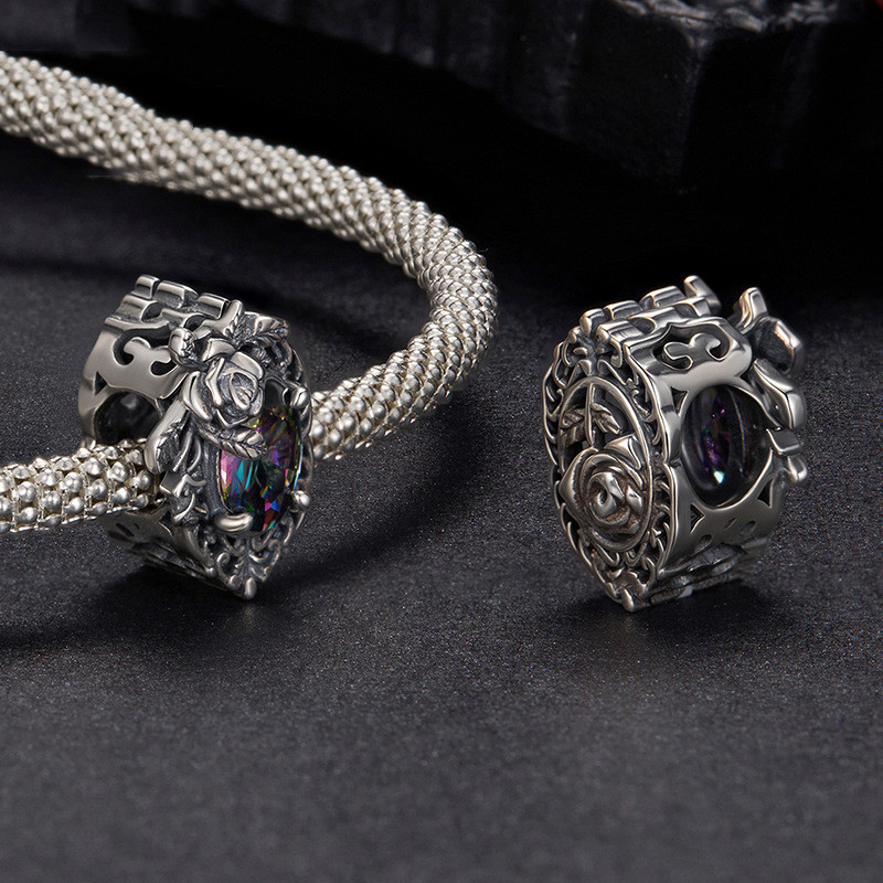 Mysterious Dark Night Rose DIY Bead Loose Accessories - Image 5