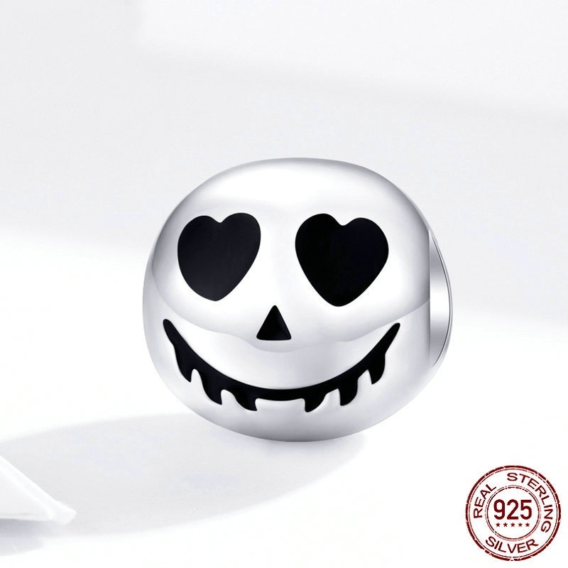 Halloween S925 Silver Bead Grimace Doll