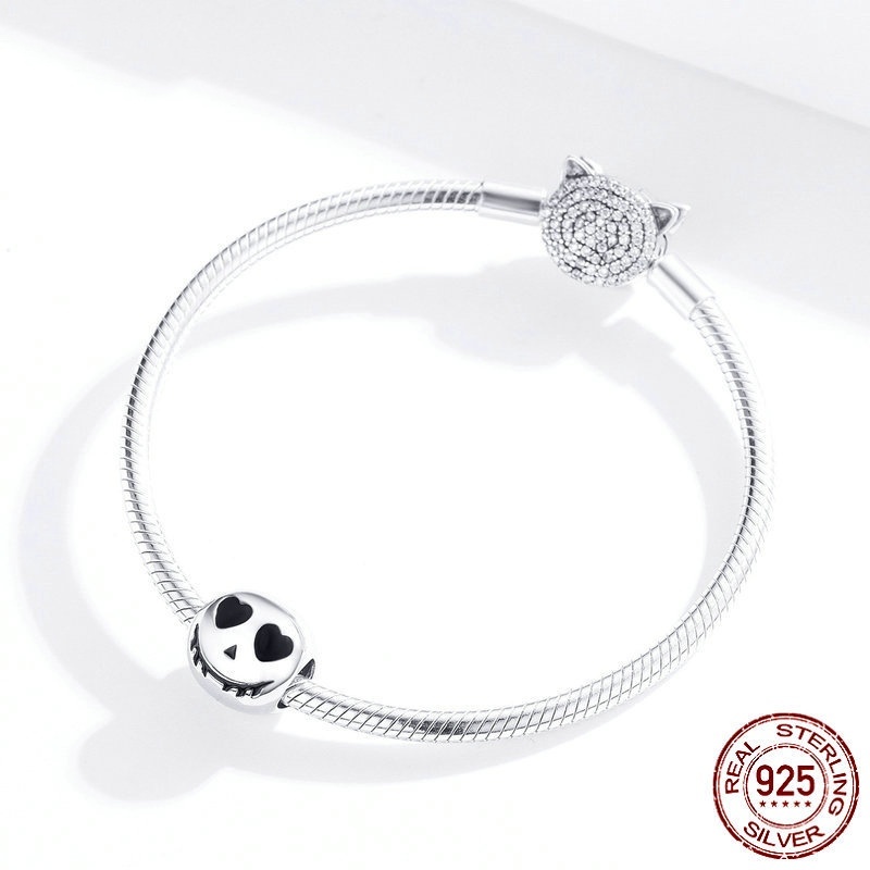 Halloween S925 Silver Bead Grimace Doll - Image 5