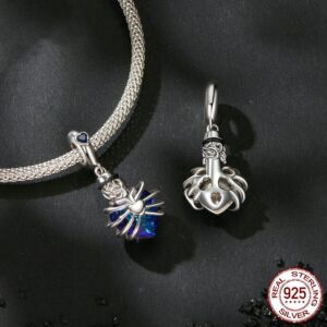 Rose Heart Diy Pendant Parts S925 Silver Beaded