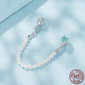 Sea Turtle Starfish Pearl S925 Sterling Silver Bracelet String Beads
