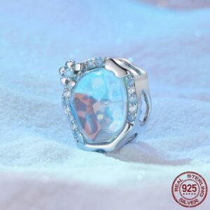 Ice And Snow Melting S925 Sterling Silver Diy Bracelet String Beads