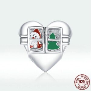 Christmas Heart Diy Bracelet Beads