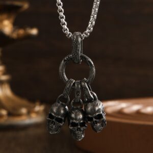 Skull Pendant Dark Personality Trendy Accessory