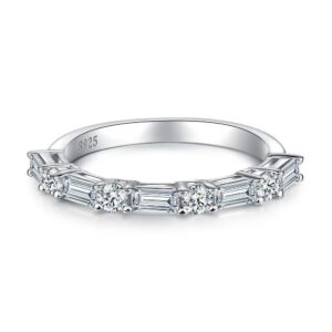 S925 Sterling Silver Ring Female Small Row Diamond Ring Advanced
