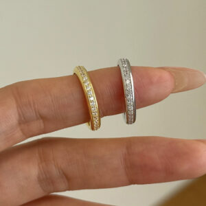 Exquisite Starry Sky Sterling Silver Women's Ring