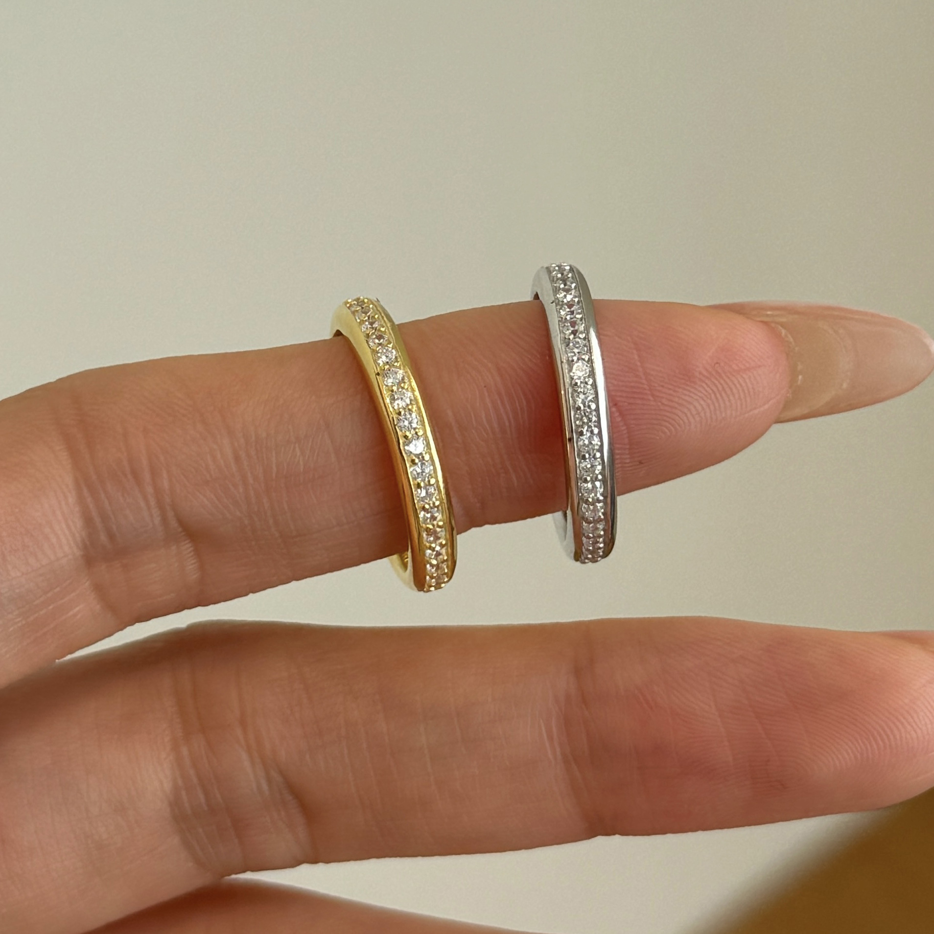 Exquisite Starry Sky Sterling Silver Women's Ring