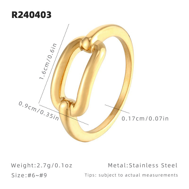 All-matching Niche High-grade Non-fading Ring - Image 4