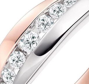 Women's Simple And Fashionable Two-color Gold-plated Ring - Image 4