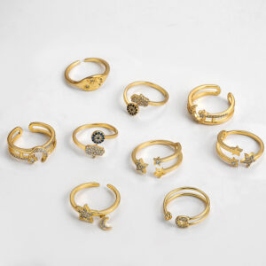 Diamond-inlaid Stylish And Unique Ring