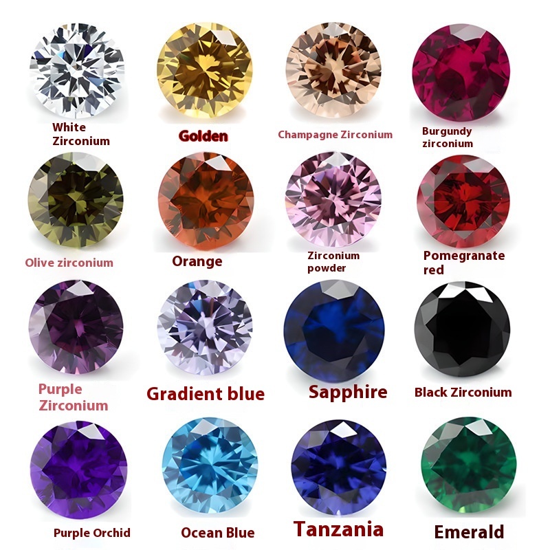 Four-claw Inlaid Zircon Ear Bone Stud Replacement Head