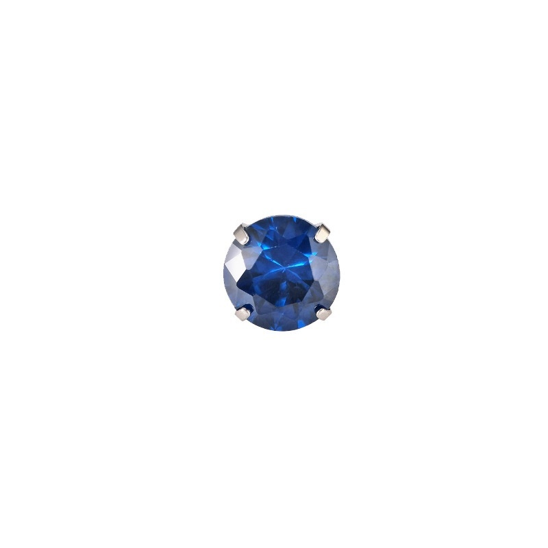 Four-claw Inlaid Zircon Ear Bone Stud Replacement Head - Image 8