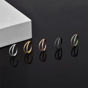 G23 Titanium Alloy Puncture Zircon Lip Ring Nose Ring