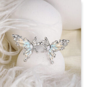 Gradient Dripping Butterfly Belt Buckle Women's Exquisite Waist