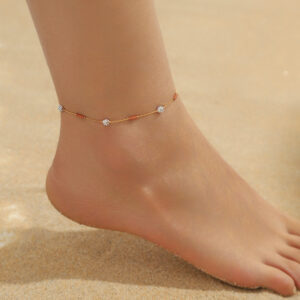 Bead Fashion Personality Stainless Steel Anklets