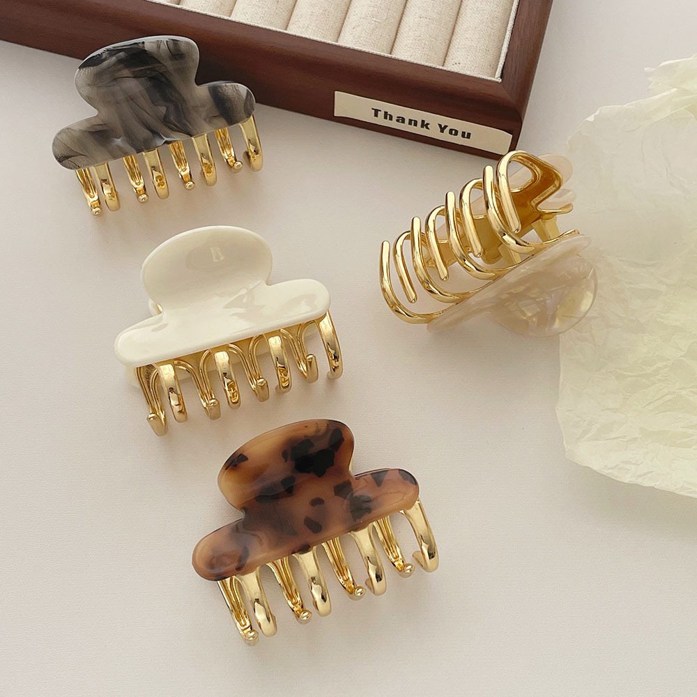 Dopamine Retro Acetate Medium Metal Grip Women's High Sense - Image 3