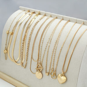 Fashion All-match Jewelry Ornament 10 Pieces Women's Necklace Suit