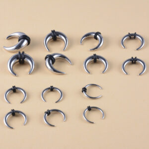 Nose Ring 316 Stainless Steel Nose Ring Nose Ring C- Shaped Buffalo Horn Nose Ring