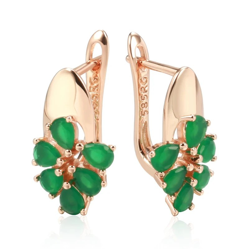 Vintage Petal Inlaid Zircon Two-tone Ring Accessories - Image 5