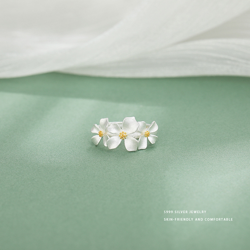 Collarbone Necklace Elegant Earrings High-grade Ring - Image 6