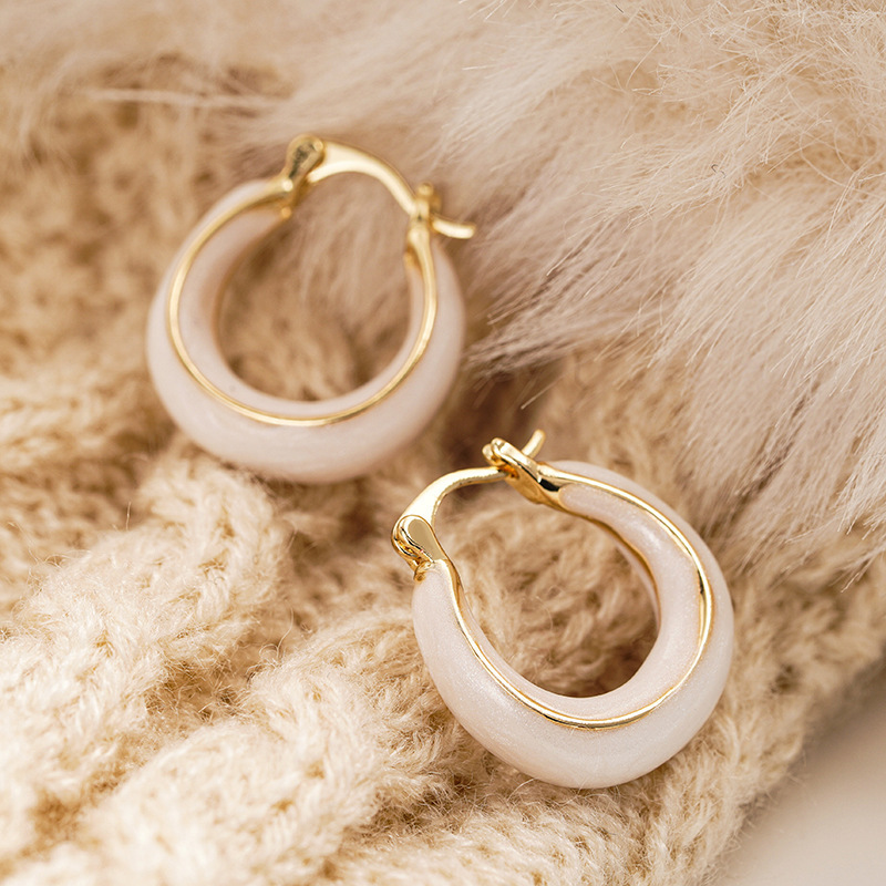 Metal Painting Ear Clip For Women - Image 5