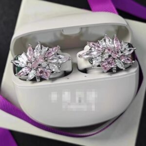 Niche Exquisite Zircon Earphone Clip