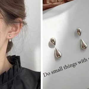 Teardrop Earrings For Women Elegant Minimal Classic Jewelry