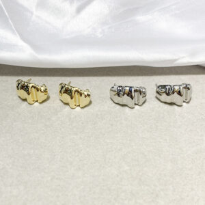 Irregular Wrinkled High-end Retro Style Earrings