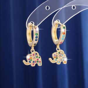 Zircon Inlaid High-end Sense Of Light Luxury Earrings