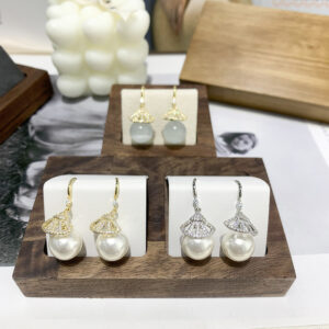 Temperament Internet Celebrity Light Luxury Cat Eye Stone Earrings