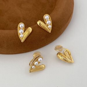 Simple And Versatile Irregular Pearl Luxury Fashion Earrings