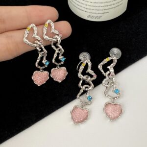 Niche Design Long Fringe Fashion Patchwork Earrings