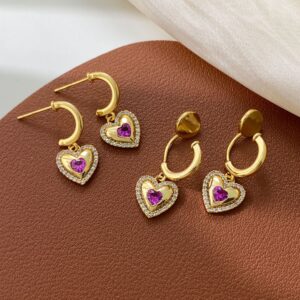 Copper-plated High-end C-shaped Light Luxury Earrings