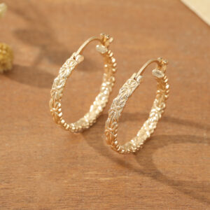 Matte Brushed Geometric Earrings For Women