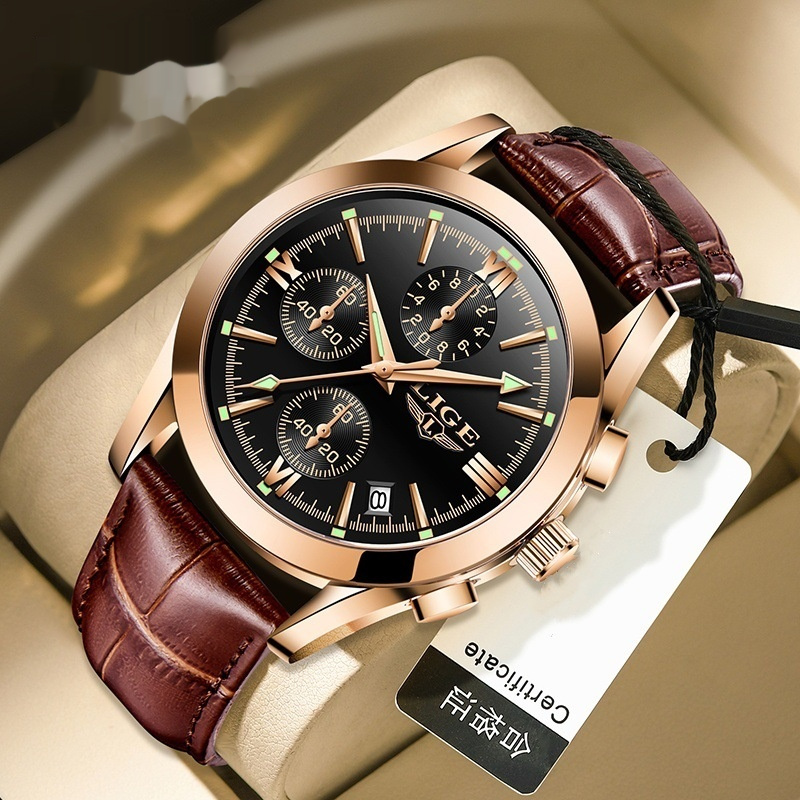 Temperament Business Multifunction Quartz Watch