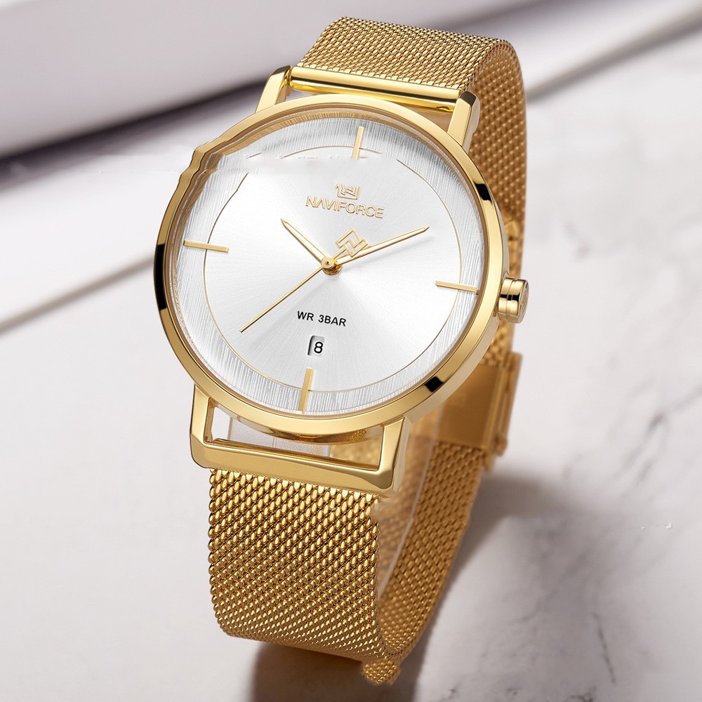 Fashion Simple Calendar Waterproof Quartz Watch