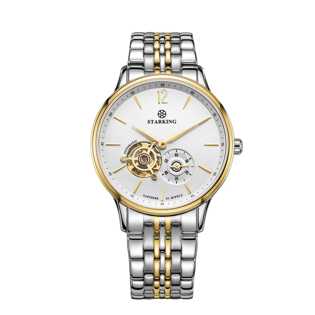 Automatic Mechanical Business Hollow Small Three-needle Waterproof Men's Watch - Image 3