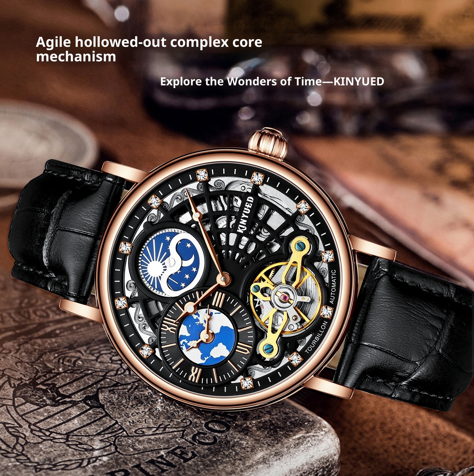 Automatic Hollow Mechanical Star Men's Watch - Image 4