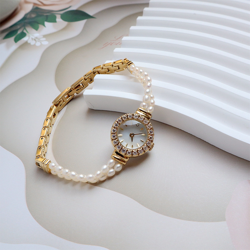 Women's All-match 6A Natural Freshwater Pearl High-grade Bracelet Watch - Image 2