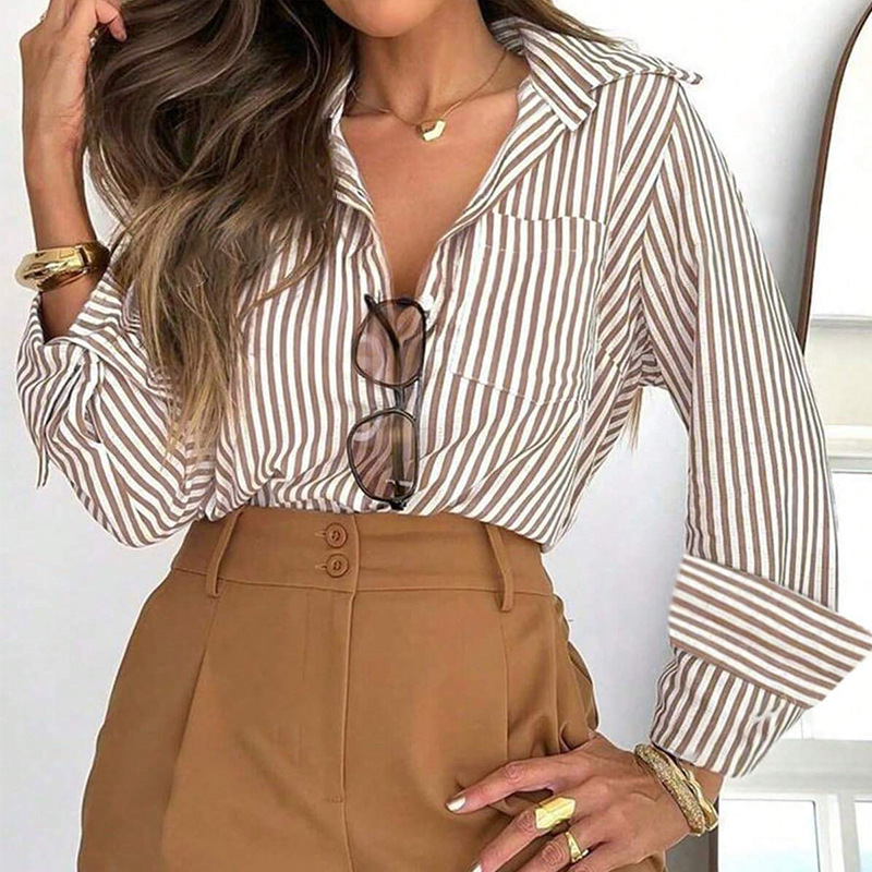 Long Sleeve Shirt Mid-length Women's Temperament Commute - Image 3