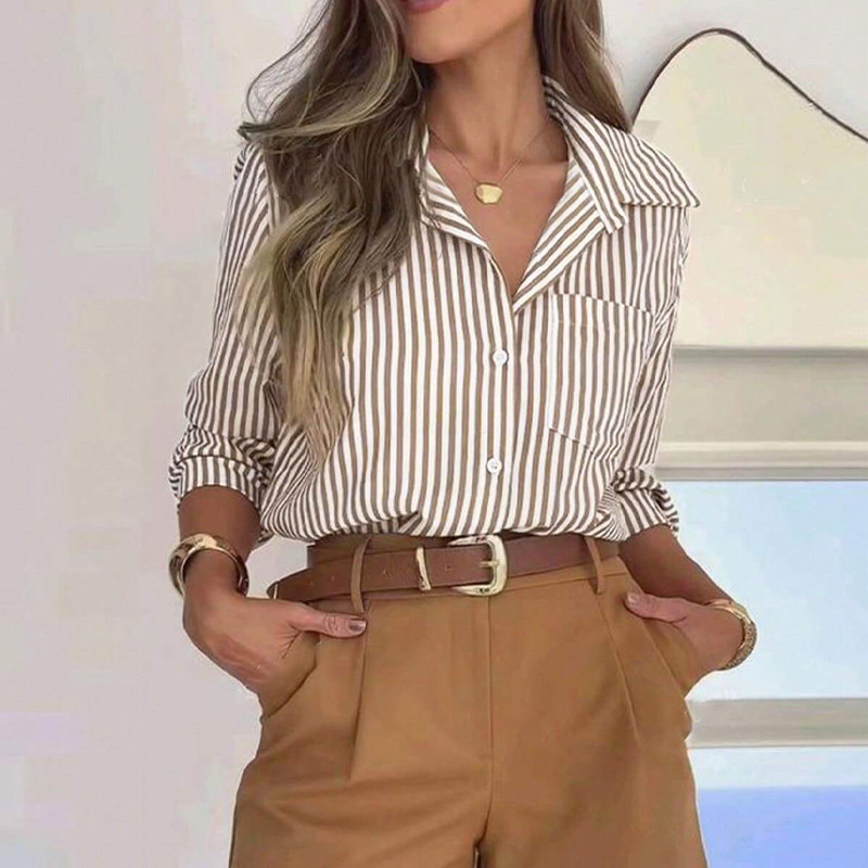 Long Sleeve Shirt Mid-length Women's Temperament Commute - Image 4