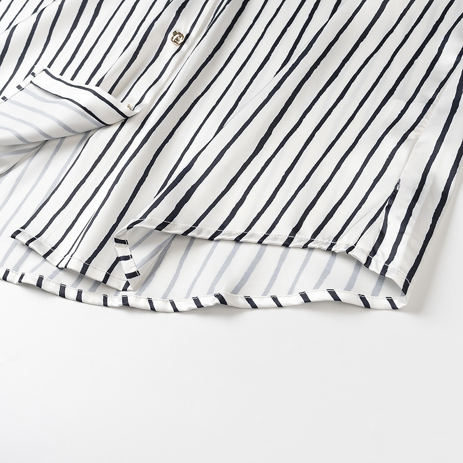 Women's Fashion Versatile Single Button Satin Texture Shirt - Image 6