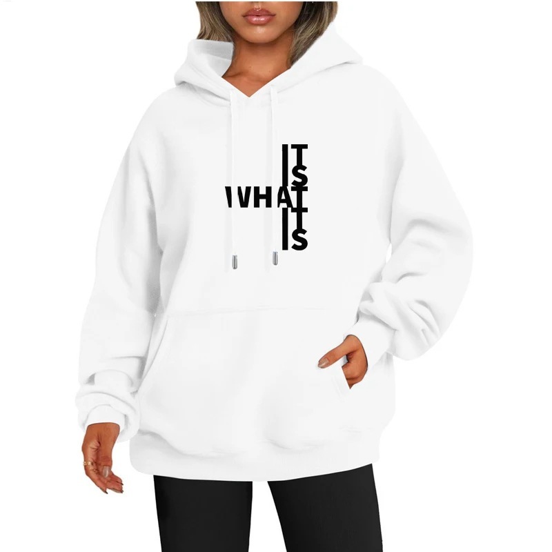 Women's Sweater Fashionable Letter Print Sweatshirt - Image 2