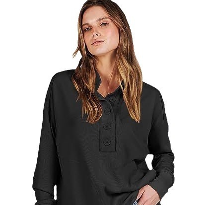 Casual Versatile Long Sleeves Patchwork Pocket Sweater - Image 5