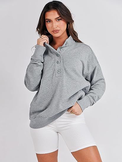 Casual Versatile Long Sleeves Patchwork Pocket Sweater - Image 8