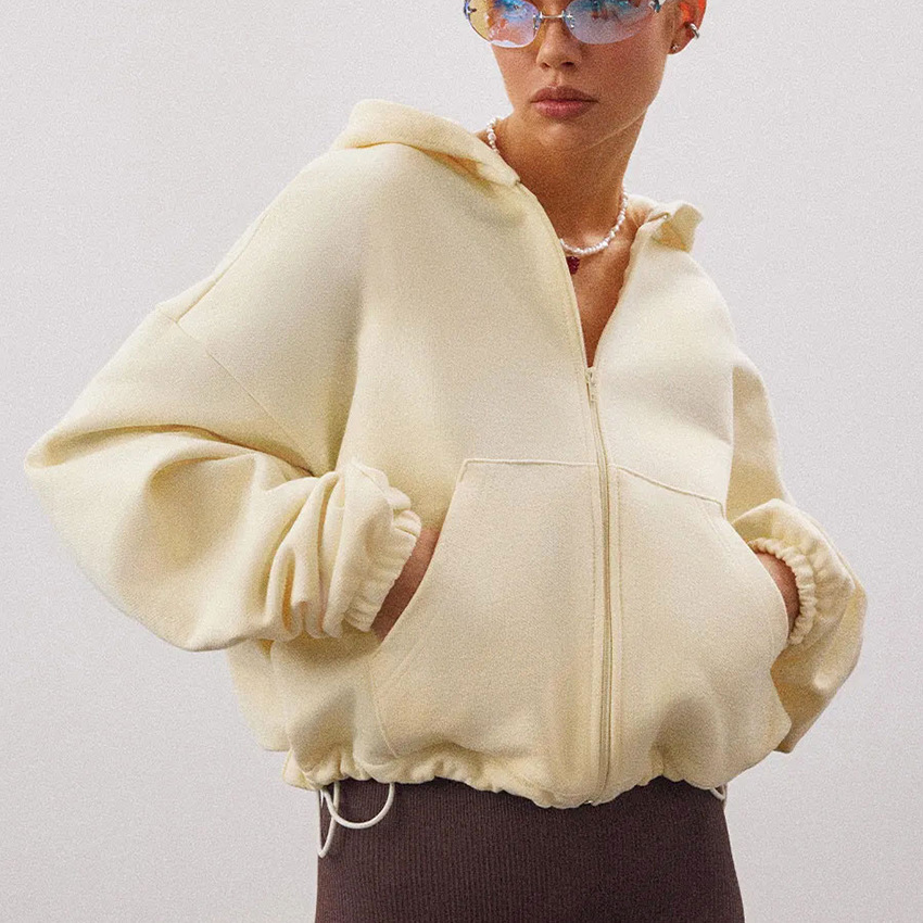 Autumn And Winter New Outdoor Sports Loose Cardigan Hoodie - Image 7